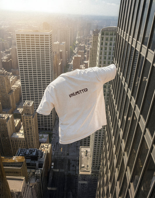 White Oversized Distressed T-shirt | Unisex