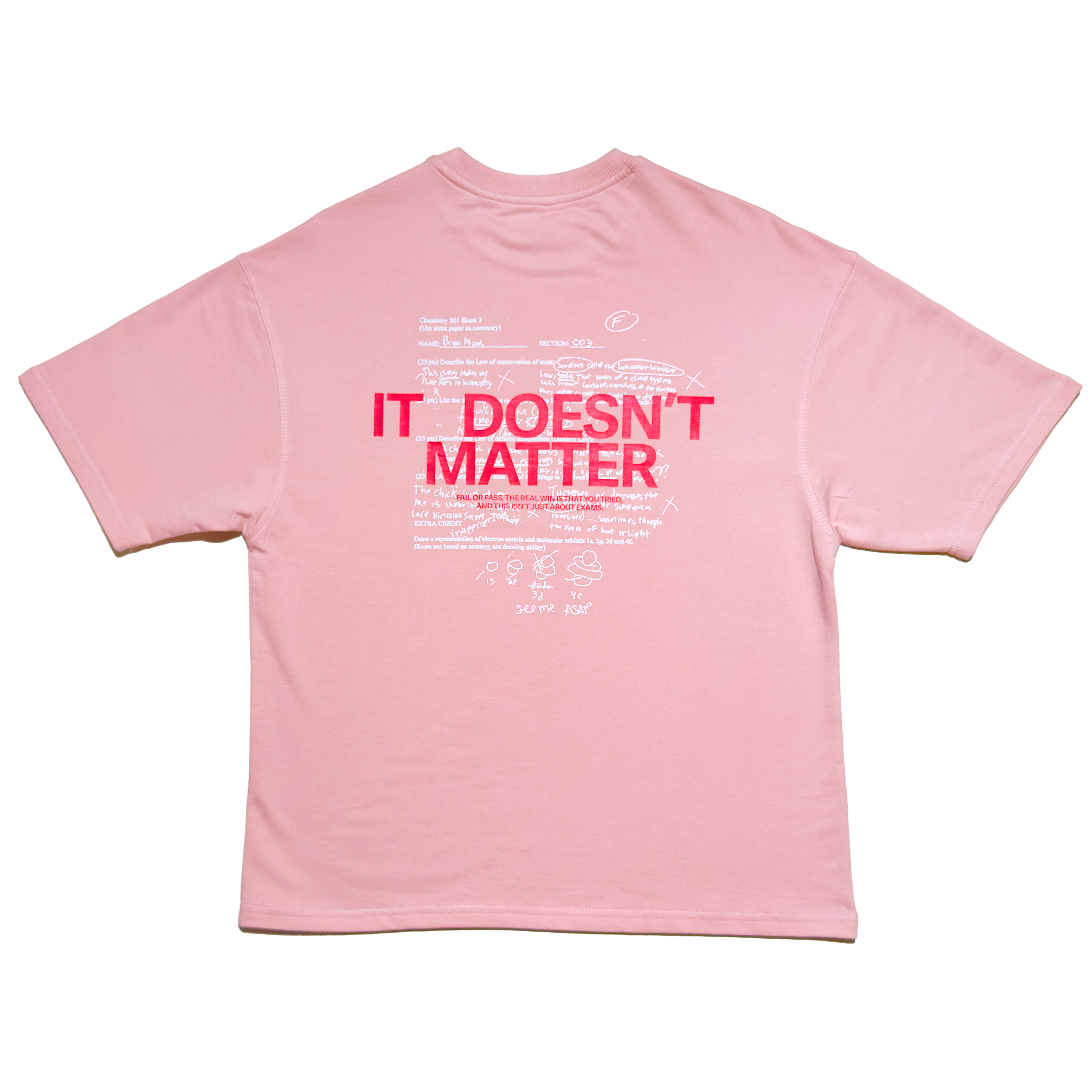 It doesn't matter | Boxy fit oversized Unisex T-shirt | 240gsm Premium Fabric